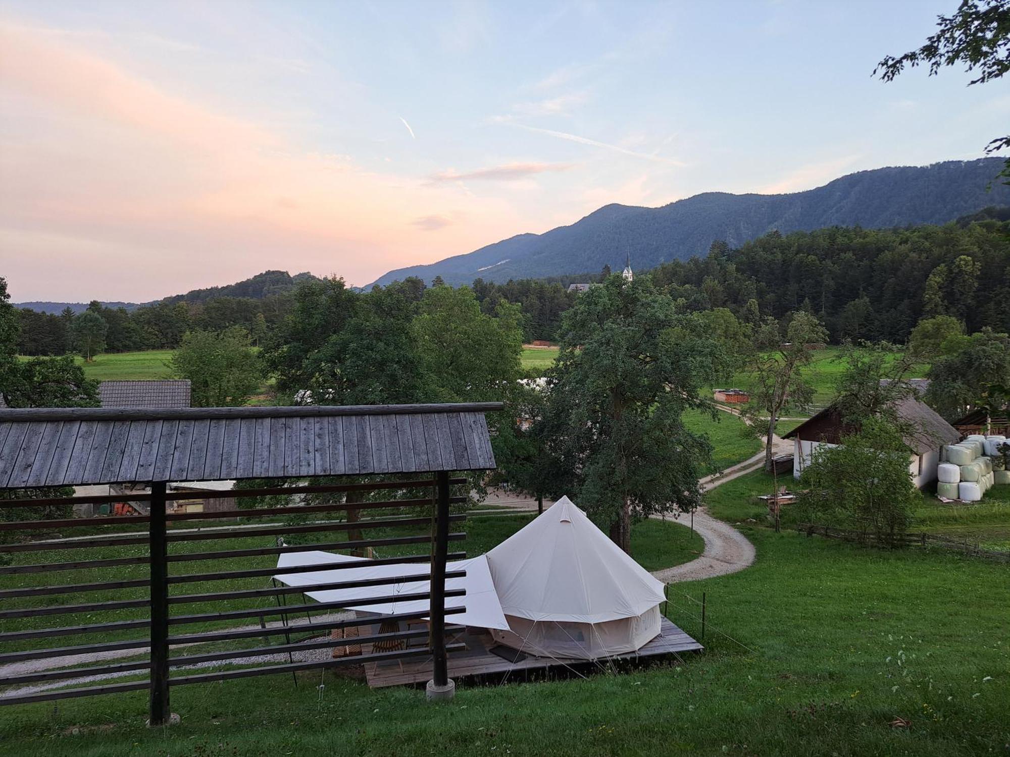 Vila Puzman Farm Glamping Radovljica Exteriér fotografie